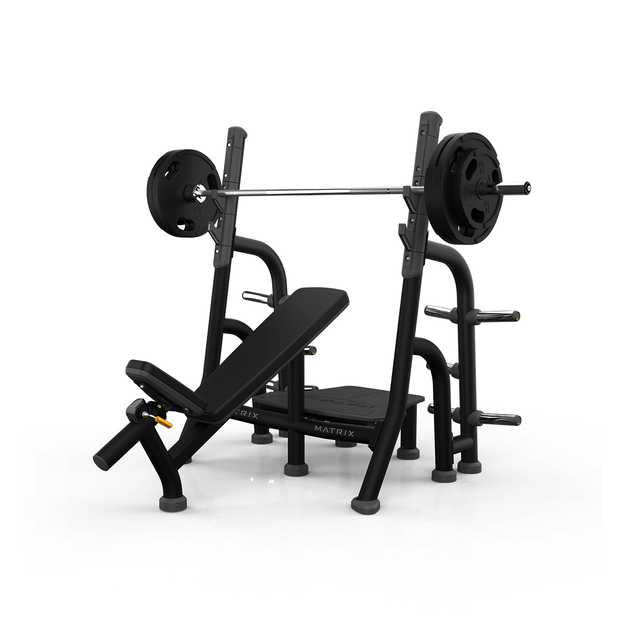 Bench olympic flat and incline bench with olympic bar 